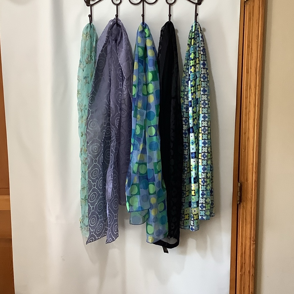Colorful Patterned Scarves Set